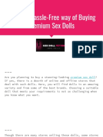 Safe and Hassle-Free Way of Buying Premium Sex Dolls