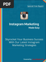 Instagram Marketing Made Easy - Special Free Report PDF