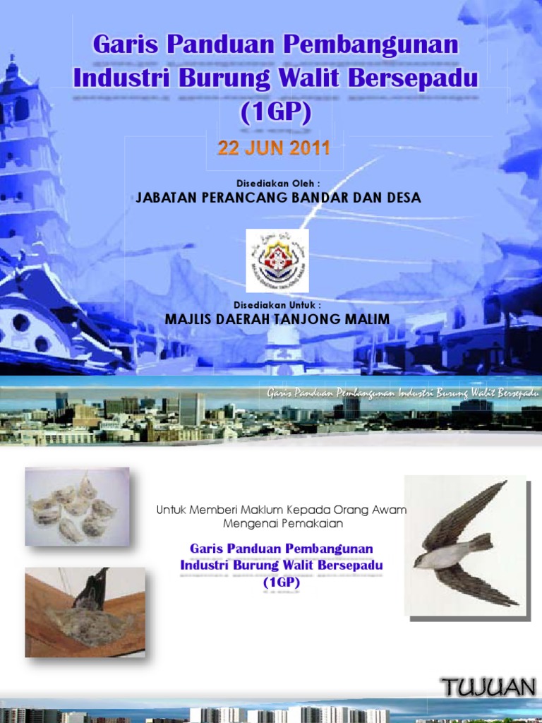 Garis Panduan Pembangunan Industri Burung Walit Mdtm