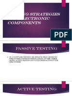 Testing Strategies For Electronic Components