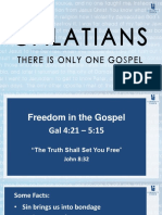CCCSM Sermon 20181118 - Freedom in the Gospel 