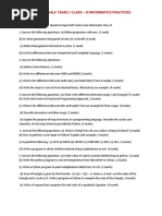 HF Sample Paper-X Half Yearly Class - Xi Informatics Practices