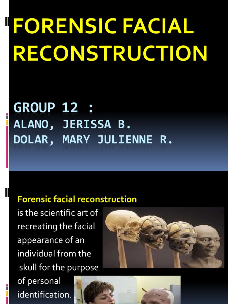 Forensic Facial Reconstruction Techniques | PDF | Forensics ...