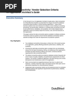 Data Connectivity Vendor Selection Guide