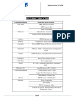 Space Centres in India PDF