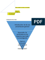 Para Escribir Un Texto de Investigación