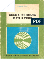 Culegere de Teste Pshologice G Bontila PDF