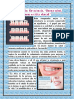 Odontología Ortodoncia. Buena Salud, Buena Estética Dental