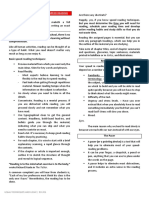 Module 1C - Speed Reading