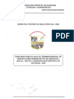 Convocatoria Cas N°001-2020-Cas/mdq Municipalidad Distrital de Quichuas