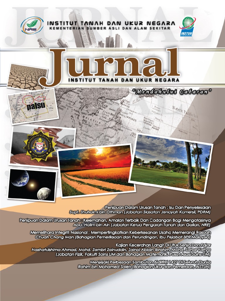 Jurnal Institut Tanah Dan Ukur Negara (Cetakan Kedua) | PDF