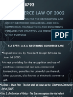R.A. 8792 E-Commerce Law Summary