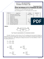 2.ABCD constants and Regulation of 3-φ Transmission line model