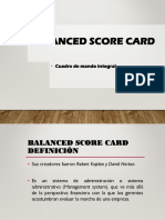 Balance Score Card - EF