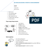 Agreeing and Disagreeing Expressions