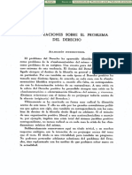 Consideraciones Sobre El Problema Del Derecho PDF