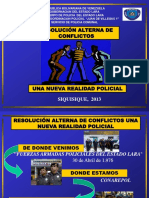 Resolucion Alterna de Conflico Policia