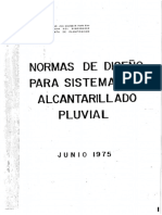 NORMAS DE DISEÑO PARA SISTEMAS DE ALCANTARILLADO PLUVIAL (Junio 1975) PDF