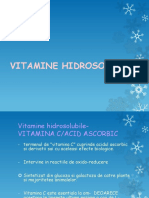 Vitaminele Hidrosolubile