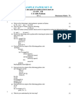 Class Xii Sample Paper Computer Science Set-Ii PDF