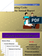 The Accounting Cycle: Preparing An Annual Report: Ahmed Raza MBA (Finance)