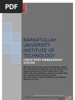 Checkpost Management System