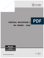 MV Series Vertical Multistage Pumps 60Hz Brochure