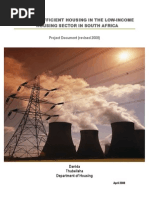Download Energy Efficiency Housing in the Low-Income Housing Sector in South Africa by Sustainable Neighbourhoods Network SN44376946 doc pdf