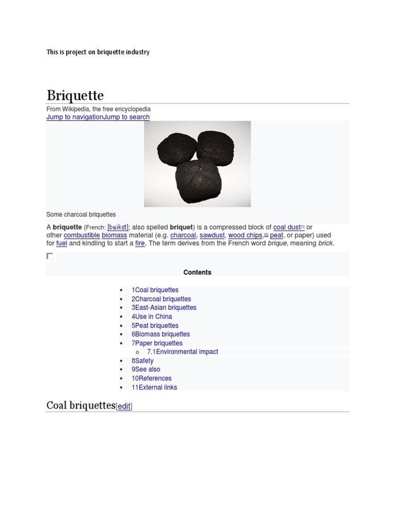 Briquette - Wikipedia