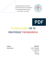 Construcción de la Identidad Venezolana