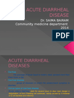 Acute Diarrheal Disease: Causes, Symptoms and Treatment