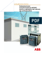 Cuaderno de aplicaciones técnicas. ABB. SUBESTACIONES TRANSFORMADORAS-MT-BT. Teoría y ejemplos del cálculo de cortocircuitos..pdf