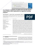 An Integrated Comparison of Captive-Bred and Wild Atlantic Salmon (Salmo Salar) : Implications For Supportive Breeding Programs