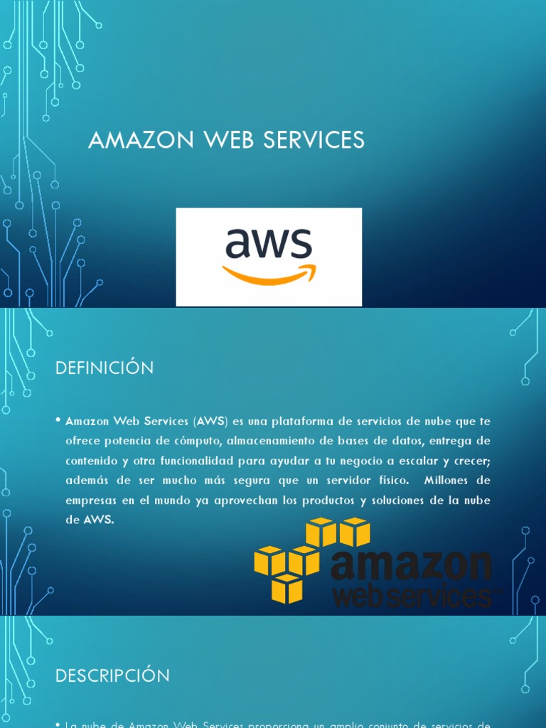 Introducción a Amazon Web Services (AWS) | PDF | Servicios web de ...