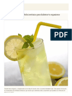 Limonada Con Miel Bebida Isotónica para Hidratar Tu Organismo - Ecocolmena