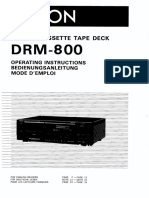 DRM800 User Manual