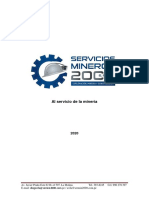 Servicios Mineros 2000 Experiencia