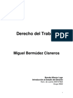 Derecho Del Trabajo Miguel Bermudez Cisneros PDF