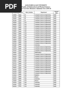 A Unit 1st Merit List Male Female JU 2019-20 (Updated)