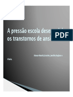 A Pressão Escola Desencadeia Os Transtornos de Ansiedade - Alunas Beatriz, Graciele, Jennifer, Regiane e Vitoria PDF