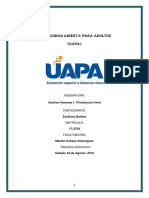 Trabajo Final - Gestion Humana. Agosto 24