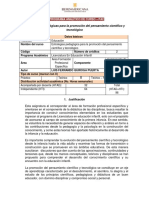 Estrategias pedagógicas para promover pensamiento científico