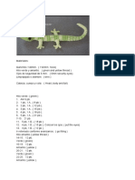 Lagartija Amigurumi Patrón Libre PDF