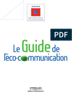 ADEME, Collectif, Valérie Martin - Le Guide de L'éco-Communication - Pour Une Communication Plus Responsable (2007, Organisation (Editions D') ) PDF