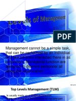 Levels of Management