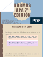 Normas APA 7° Edición