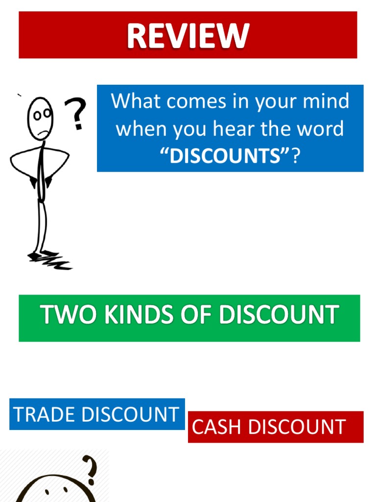 Understanding Trade and Cash Discounts | PDF | Discounting | Discounts ...