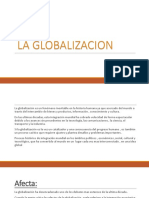 LA GLOBALIZACION