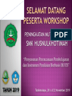 Workshop Peningkatan Mutu Penilaian SMK 2019