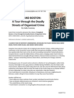 Gangland Boston Book Press Release